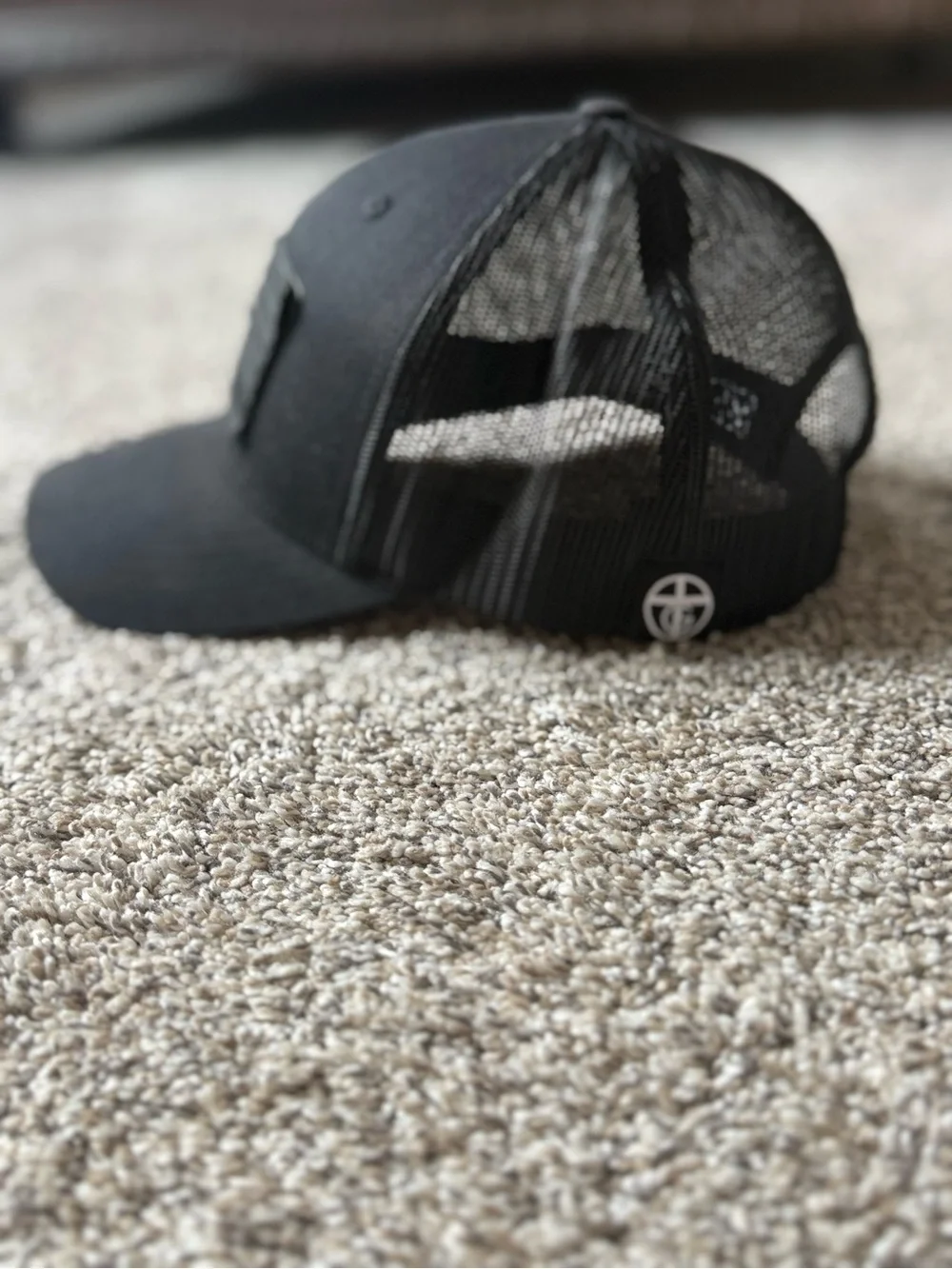 One Nation Under God 🇺🇸 Trucker Hat with American Flag Patch